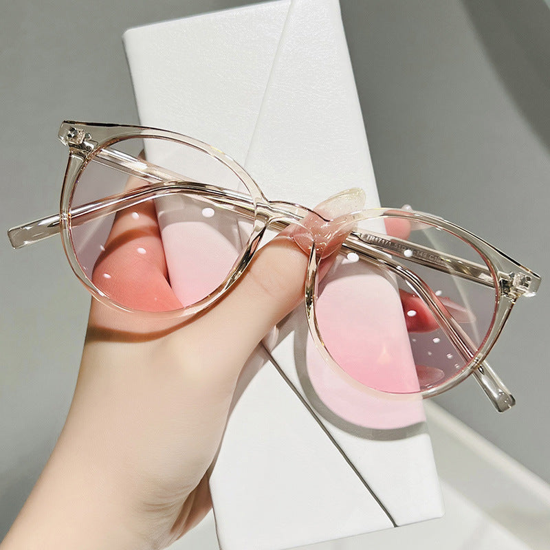 Venta al por mayor PC Gradient Blush Ladies Gafas de sol